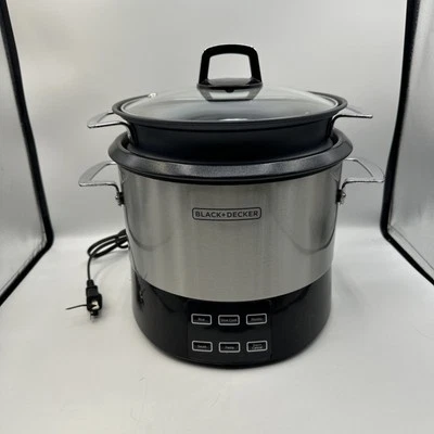 B+D RCR520S: All-in-1 Cooking Pot, 20-Cup Cooked Rice New Without Box! - Image 1 of 4