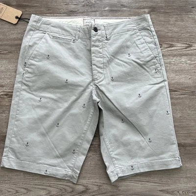 Pantalón Corto Chino Jack and Jones Jimini Calce Regular Para Hombre Gris Medio 10 pulgadas Nuevo Foto 1 de 4