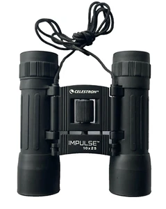 Celestron IMPULSE 10x25 Binoculars/Coated Optics/Wide Field of View/Case NIB! - Picture 1 of 10