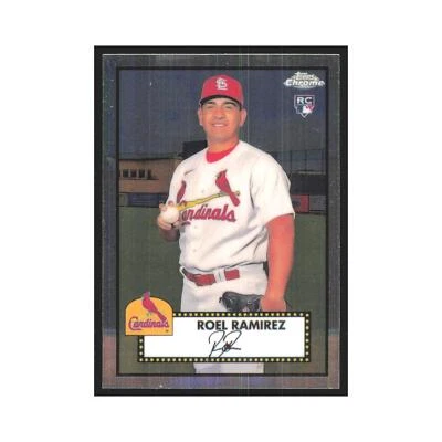 2021 Topps Chrome Roel Ramirez RC Cardinals #129 - Image 1 of 3