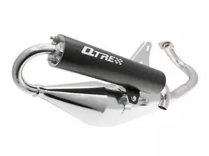 Gilera DNA 50cc GP 2T LC Tecnigas Q-Tre Chrome Exhaust - Picture 1 of 1