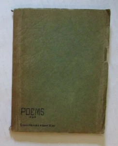 Poems 1933 by Sara Henderson Hay Paperback Book PB DIY Handmade Vintage - Foto 1 di 8