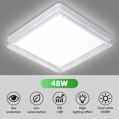 Lámpara de techo LED ultra delgada de montaje empotrado lámpara de cocina accesorio para el hogar 18W-50W Foto 1 de 4
