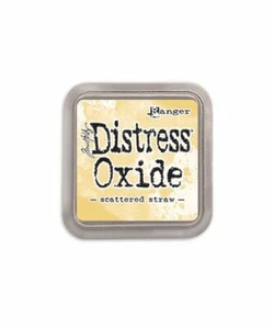 Tim Holtz SCATTERED STRAW Distress Oxide 3x3 Ink Pad by Ranger - Picture 1 of 1