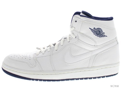 Size 9.5 - Air Jordan 1 Retro CO.JP 2001 White Navy for sale 
