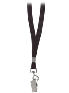 Basic Lanyard Black Model: 6045 Free Shipping  - Picture 1 of 1