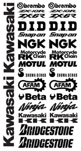 FE STICKER decal sponsor technical moto KAWASAKI kit set motogp wsbk race racing - Picture 1 of 2