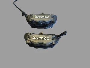 2014 DUCATI 899 PANIGALE PAIR OF FRONT BREMBO BRAKE CALIPERS 20.B691 20.B692 - Picture 1 of 8