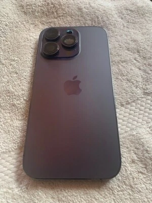 Original Apple iPhone 14 Pro Carcasa Trasera Cristal Carcasa Chasis Púrpura (B) - Imagen 1 de 4