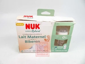 Nuk Simply Natural Baby Bottle Newborn Glass Bottles Set Of Three - Picture 1 of 4