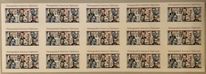 Distinguished American Diplomats Press Sheet of 15 Panes of Six 39 Cent Stamps  - Picture 1 of 1