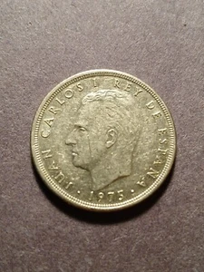 1975 5 PTAS SPAIN COIN - Picture 1 of 4