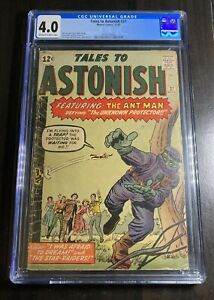 Tales To Astonish #37 1962 CGC 4.0 4th APP. OF ANT-MAN OFF WHITE TO WHITE PAGES 