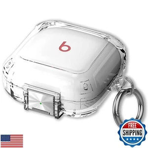 Compatible with Beats Fit Pro Transparent Case with Lock, Full Body Beats Fit - Zdjęcie 1 z 5
