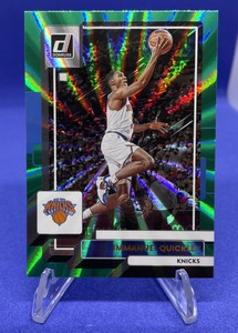 Immanuel Quickley 2022-23 Donruss GREEN LASER Parallels . NY KNICKS # 175 