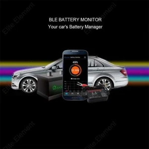 12V Bluetooth Wireless Battery Tester Car 4.0 Wireless Voltmeter Free Mobile APP - Picture 1 of 8