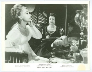 EDWIGE FEUILLERE, RINA MORELLI original movie photo 1962 CRIME DOES NOT PAY - Picture 1 of 1