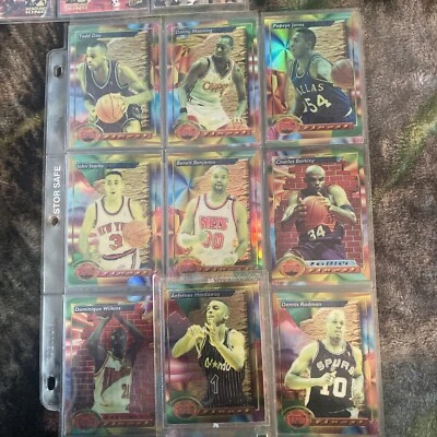 Lote De 27 Tarjetas De Baloncesto NBA Topps Finest 1993-94 5 REFRACTORES + Hardaway RC Foto 1 de 3