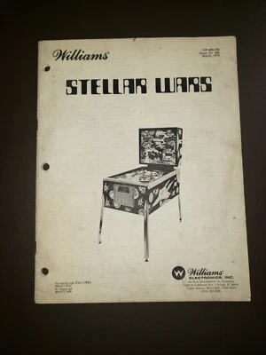 Manual de Pinball Williams STELLAR WARS Foto 1 de 4