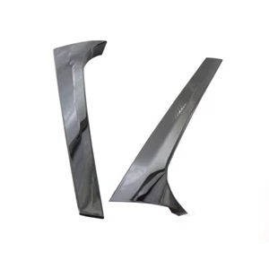 New Rear Side Window Canard Spoiler Air Splitter For Skoda Kodiak Gloss Black - Picture 1 of 5
