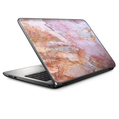 Envoltura de revestimiento universal para computadora portátil de 13 pulgadas - patrón de mármol rosa melocotón Foto 1 de 4