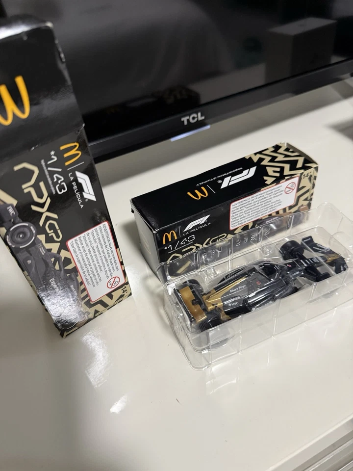 Formula 1 2025 Movie McDonald’s F1 Car Black APX GP - Image 1 of 1