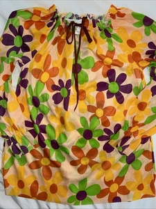 PMG HALLOWEEN Women’s Flower Costume Shirt One Size Hippie - Picture 1 of 7