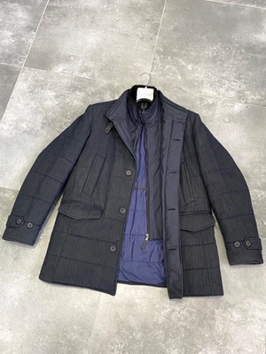 Men's GIMO'S Italy 2 in 1 Fur Padded Quilted Jacket Trench Coat EU 50 UK 40 M  L - Image 1 of 4