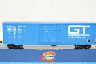 Athearn HO Scale GTW Grand Trunk 50' FMC Plug Door Box Car #598016 NOS - Image 1 of 4