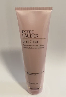 Limpiador en espuma rico en hidratación suave Estee Lauder 4,2 oz/125 ml tamaño completo NUEVO Foto 1 de 2