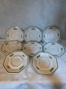 Menge 8 Nikko Classic Collection Weihnachten Untertassen für Kaffee Tee Tassen 6" - Bild 1 von 3