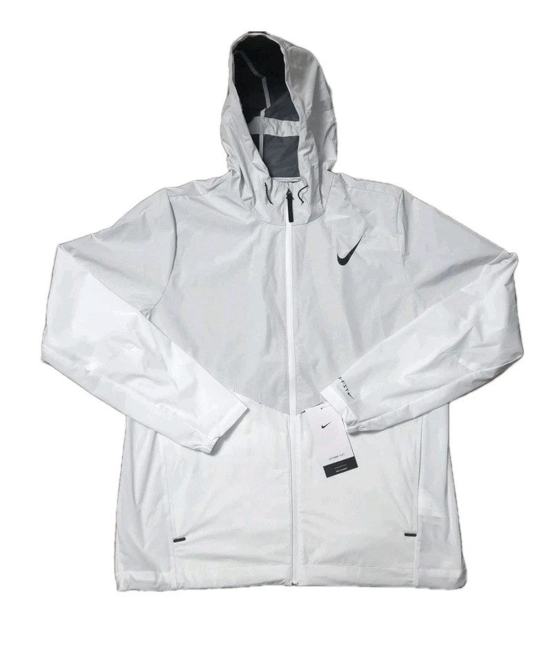 Nike AeroSwift Storm-Fit Aerogami Running Jacket White FZ9039-121 Mens Sz XL