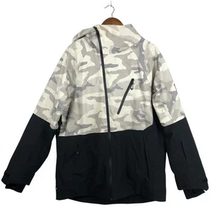 686 Snowboard Jacket GLCR Hydra Thermagraph M2W110 Mens L Gray/Black Camo EUC - Picture 1 of 23