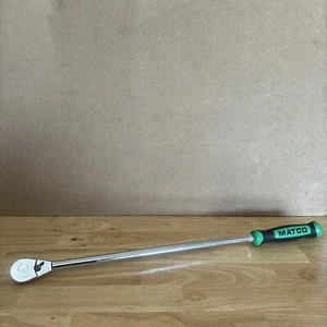 Matco 24" Long Handle Ratchet 1/2" Drive Fixed Head Green 40th Anniv. CRF248G - Picture 1 of 17