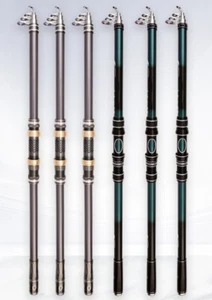 Rock Fishing Rod Carp Telescopic Sea Rod Spinning Rod Carbon Fiber Pole 2.1-3.6M - Picture 1 of 48