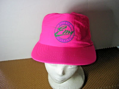 1990s Eugene Emeralds Promo Neon Pink snapback Baseball Cap SGA - Image 1 of 4
