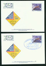 PIN- Post Sonderumschlag mit und ohne Sonderstempel zur int. Briefmarkenbörse