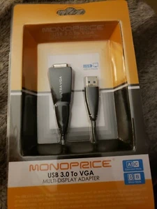 Monoprice USB 3.0 To VGA Multi-Display Adapter - Picture 1 of 4
