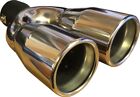 9.5" Universal Stainless Steel Exhaust Twin Tip For Citroen Dispatch 1995-2016