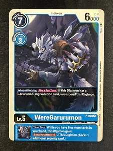 2020 Digimon CCG P-008 P WereGarurumon Promo NM - Picture 1 of 2