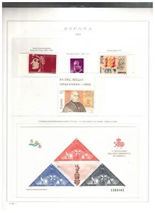 s31052 SPAIN 1992 MNH** Annata Completa Complete year set - 9 scans - Afbeelding 1 van 9