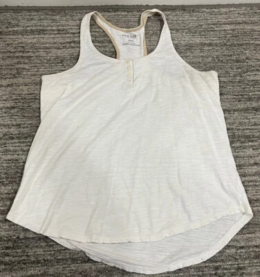 Regata feminina Old Navy ativa média branca sem mangas gola redonda - Imagem 1 de 4