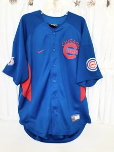 Chicago Cubs Jersey Nike Garciaparra Team XL Sports Apparel Baseball Fan Shirt - Picture 1 of 8