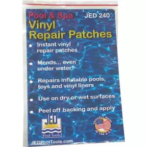 (1-6pk)-JED Pool And Spa Vinyl Peel N Patch Inflatable Pool Repair Kit 35-240 - Picture 1 of 1