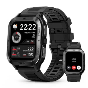 KOSPET TANK M3 Smart Watches for Men 50M Waterproof Rugged Military Smart Watch - Picture 1 of 10