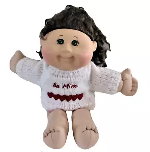 1978-2012 CPK Doll Girl Brunette Hair Blue Eyes 15 Inches - Foto 1 di 7