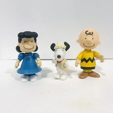 2000s UFS Peanuts Figure Snoopy Lucy Charlie Brown Moveable Head Arms