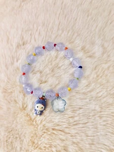 Rare Hello Kitty Baby Horse Mascot Lilac Blue Sagittarius Zodiac Fun Bracelet - Picture 1 of 5