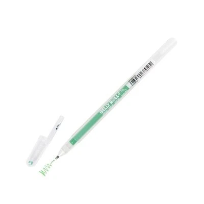 37958 Sakura Gelly Roll Pen Stardust Gel Pen, Lime Star, 0.5mm, Pack of 1 - Image 1 of 2