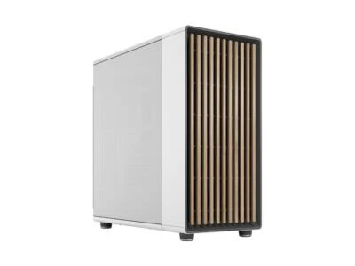 Fractal Design North XL ATX mATX Mid Tower PC Case - Chalk White Chassis with Oa - Image 1 of 4